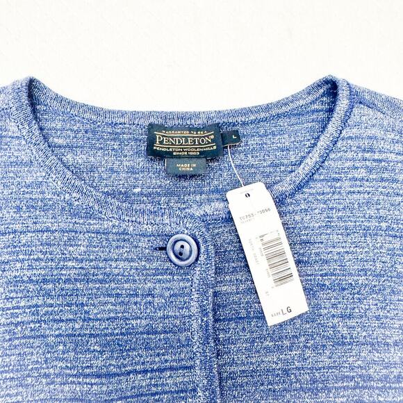 Pendleton North Coast Button Down Long Sleeve Cardigan Sweater Size L NWT - Picture 3 of 5